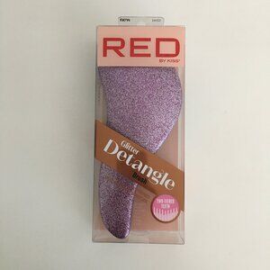 Red by Kiss NEW! Detangle Brush Purple Glitter